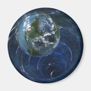 Die Erde ist in Schwierigkeiten Magnet