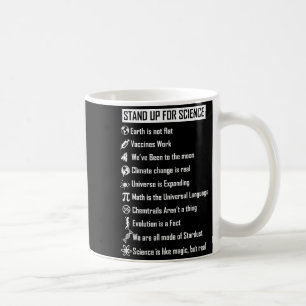 Die Erde ist nicht flach, Impfstoffe wirken lustig Kaffeetasse