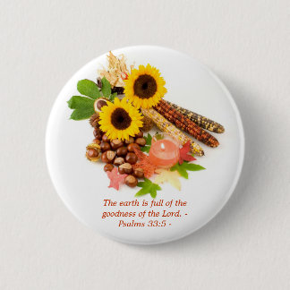 Die Erde ist von der Güte… des Buttons voll