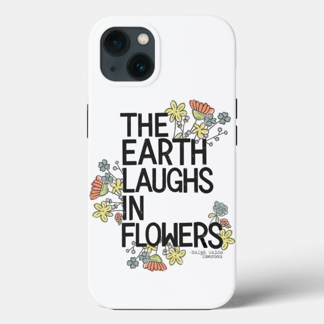 Die Erde lacht in Blume Case-Mate iPhone Hülle (Rückseite)