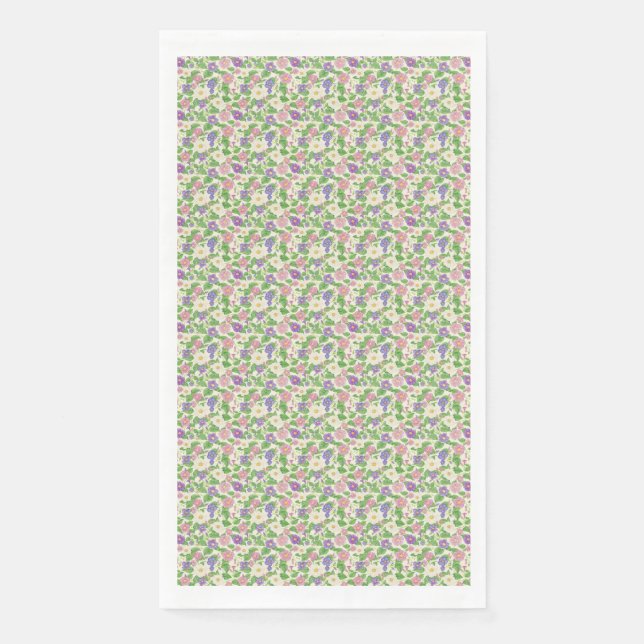 Die Erde lacht in Blume Serviette (Vorderseite)