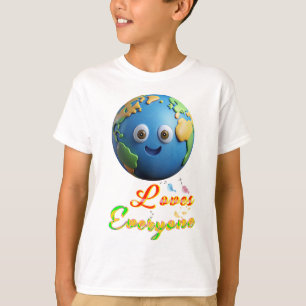 Die Erde liebt jeden T-Shirt