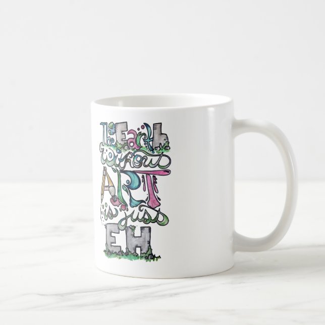 Die Erde ohne Kunst ist einfach eh Tasse (Rechts)