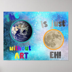 Die Erde ohne Kunst, Poster