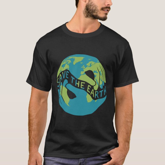 Die Erde Rette die Erde Unsere Liebe Moth T-Shirt (Vorderseite)
