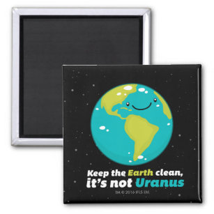 Die Erde sauber behalten Magnet