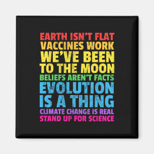Die Erde steht nicht flach für Science Real Earth Magnet