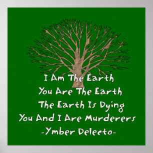 Die Erde stirbt Poster