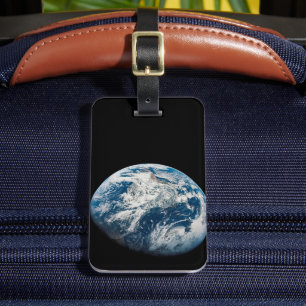 Die Erde wurde aus dem Aollo 8 Raumfahrzeug genomm Gepäckanhänger