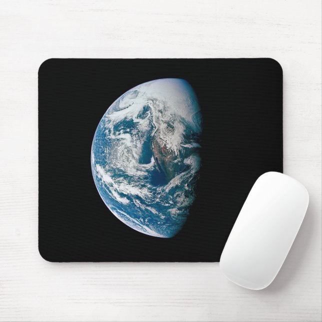 Die Erde wurde aus dem Apollo 13 Raumfahrzeug geno Mousepad (Mit Mouse)