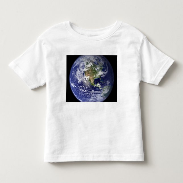 Die Erde zeigt die Western-Hemisphäre Kleinkind T-shirt (Vorderseite)