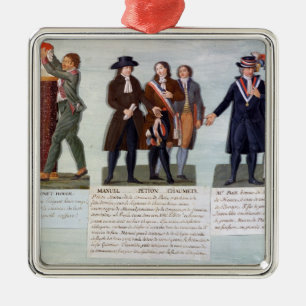 Die Erfindung Red Hats, Manuel, Petion Ornament Aus Metall