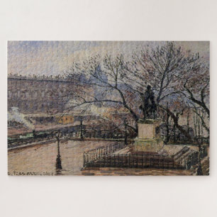Die erhöhte Terrasse des Pont Neuf und Statue Puzzle