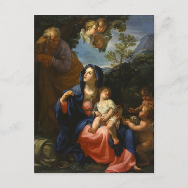 Die Erholung auf dem Flug in Ägypten Postkarte (Vorderseite)