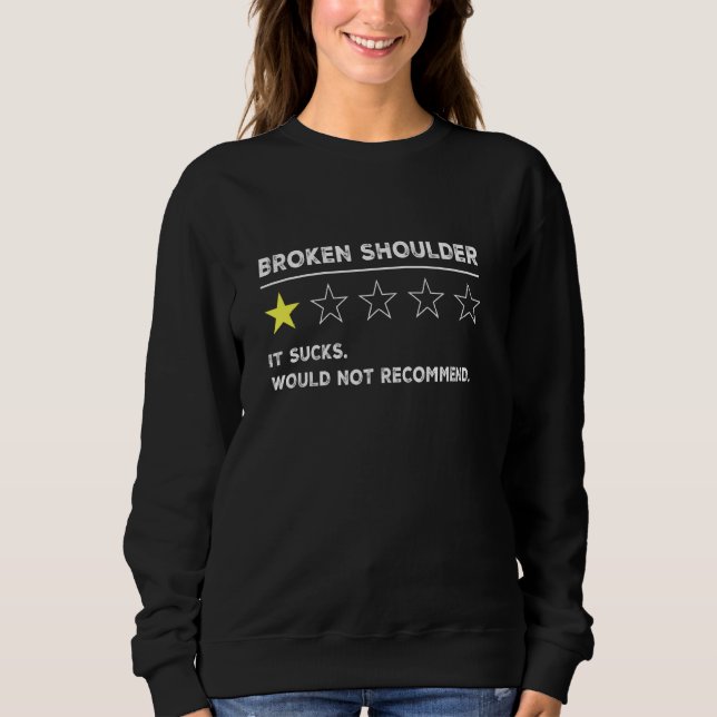Die Erholung der gebrochenen Schultern erfährt bal Sweatshirt (Vorderseite)
