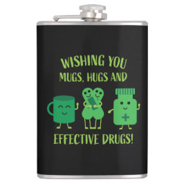 Die Erholung im Gesundheitswesen wird bald gut Flachmann