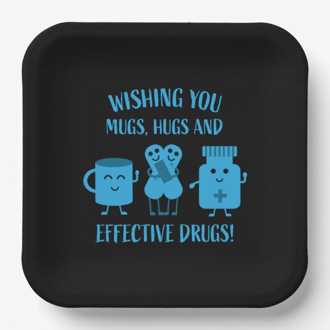 Die Erholung im Gesundheitswesen wird bald gut Pappteller (Vorderseite)