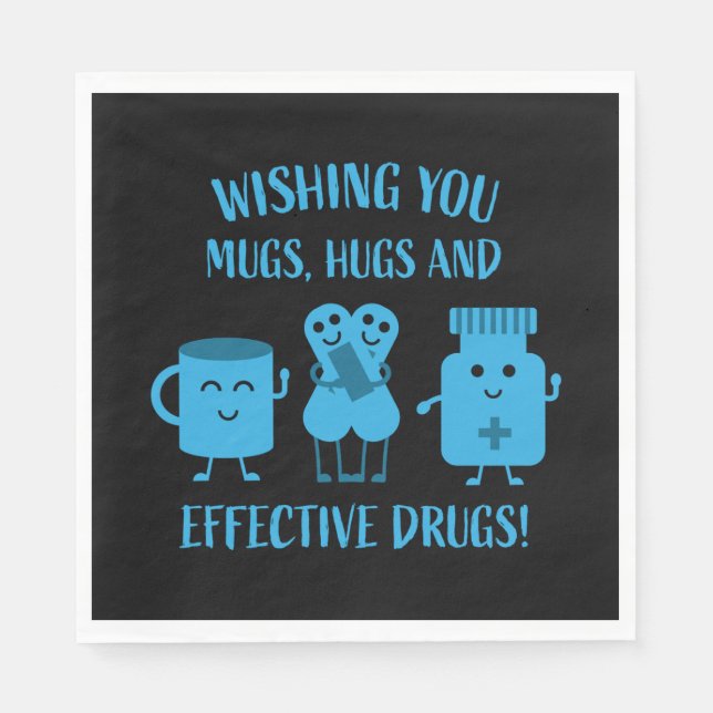 Die Erholung im Gesundheitswesen wird bald gut Serviette (Vorderseite)