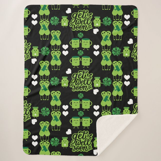 Die Erholung im Gesundheitswesen wird bald gut Sherpadecke (Vorderseite)