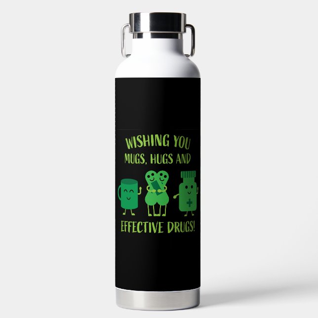 Die Erholung im Gesundheitswesen wird bald gut Trinkflasche (Vorderseite)