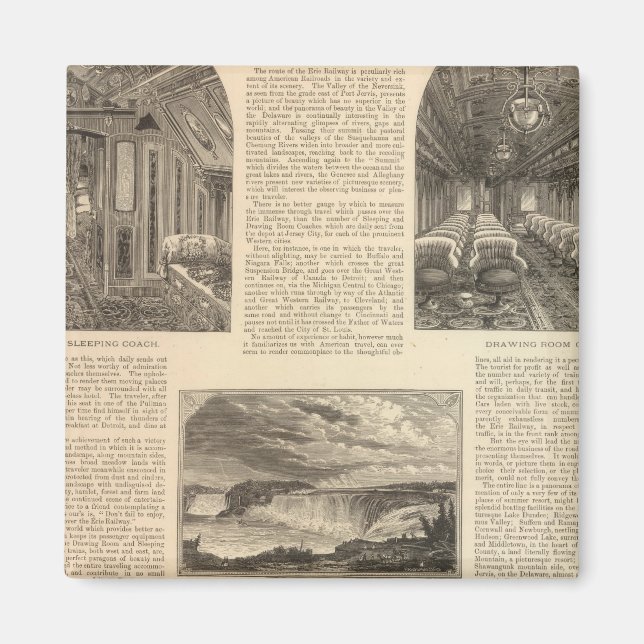 Die Erie-Bahn Magnet (Vorne)