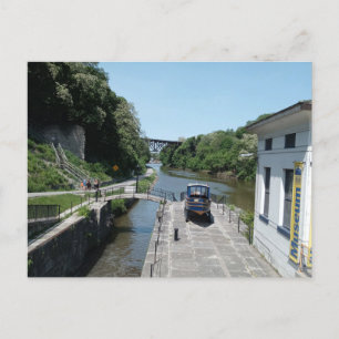 Die Erie-Kanal-Postkarte Postkarte