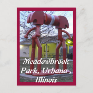 Die Erinnerung an Urbana IL Postkarte