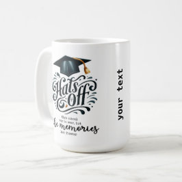 Die Erinnerungen halten für immer an Kaffeetasse