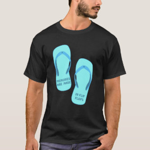 Die Erinnerungen sind in Fliplom, Sommerdesign T-Shirt