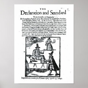 Die Erklärung und der Standard der Reisenden Poster