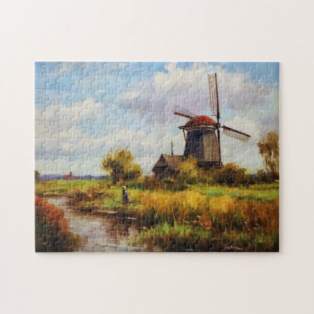 Die Erlösung einer Windmühle durch einen kleinen F Puzzle (Horizontal)
