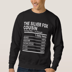 Die Ernährung von Silberfuchs-Cousins macht Cousin Sweatshirt