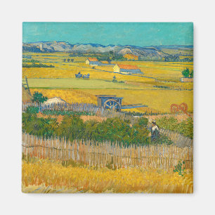 Die Ernte, 1888 von Vincent van Gogh Magnet