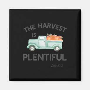 Die Ernte ist reichlich Christlicher Herbst Herbst Magnet