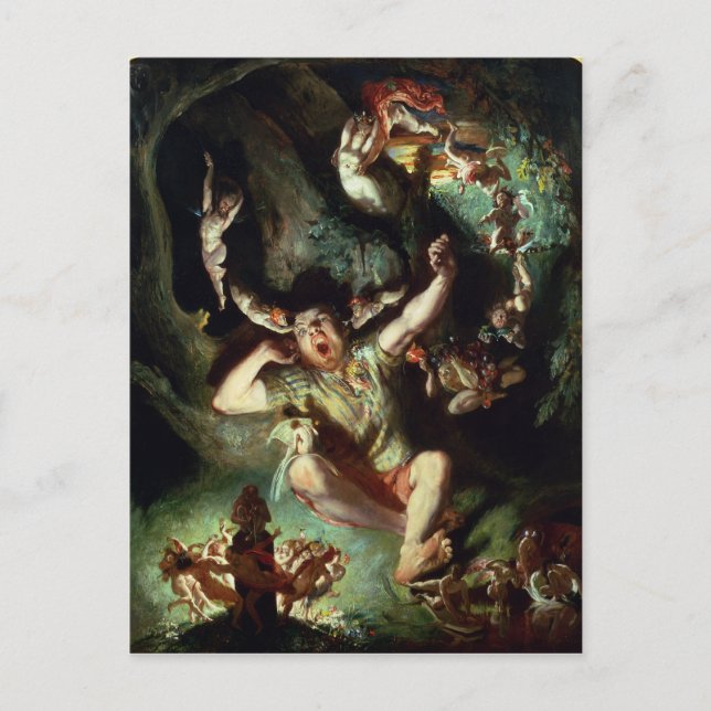 Die Ernüchterung am unteren Ende Postkarte (Vorderseite)