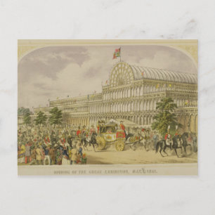 Die Eröffnung der Großen Ausstellung, 1. Mai 1851, Postkarte
