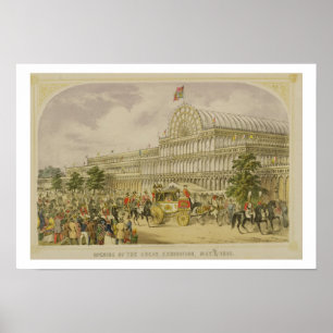 Die Eröffnung der großen Ausstellung, am 1. Mai Poster