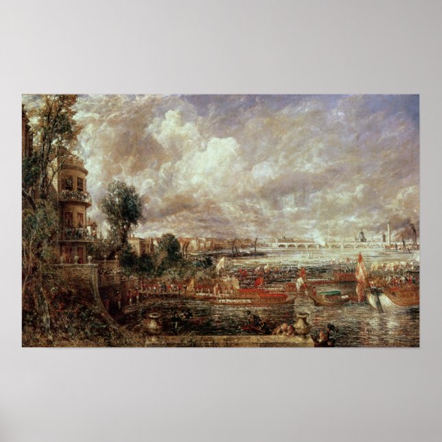 Die Eröffnung der Wasserloo-Brücke Poster (Vorne)