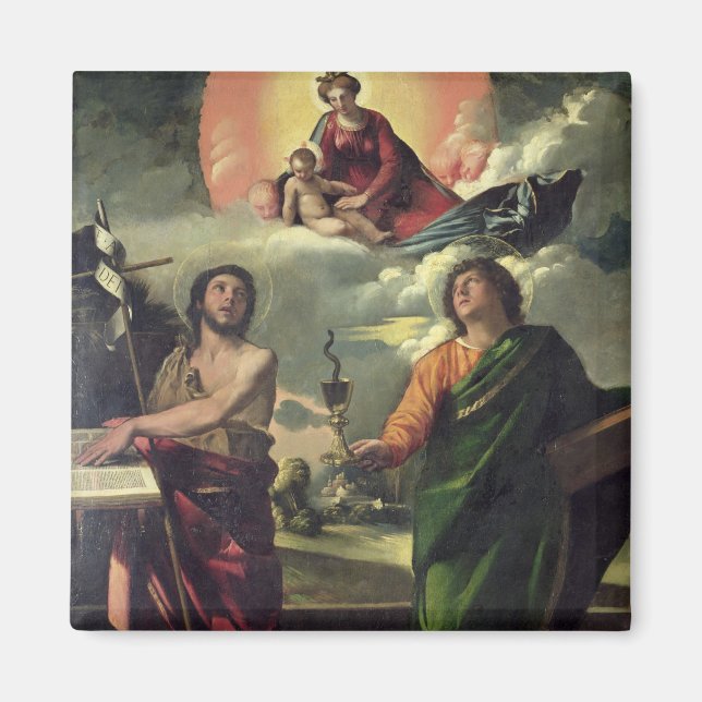Die Erscheinung des Virgin to the Saints John th Magnet (Vorne)