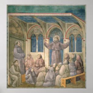 Die Erscheinung im Kapitelhaus in Arles Poster