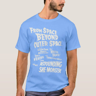Die erschreckende ihr Monster Vintager Kult-Horror T-Shirt