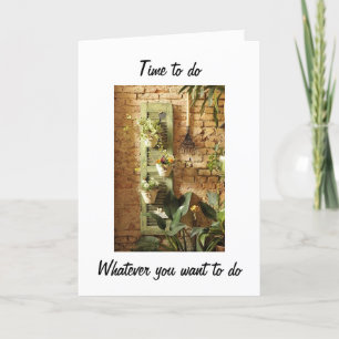 DIE ERSTATTUNG IST ZEIT FÜR SIE ZU TUN, WAS AUCH I KARTE