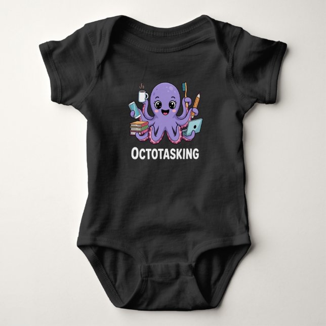 Die erstaunliche Kreatur im Multitasking-Modus Baby Strampler (Vorderseite)