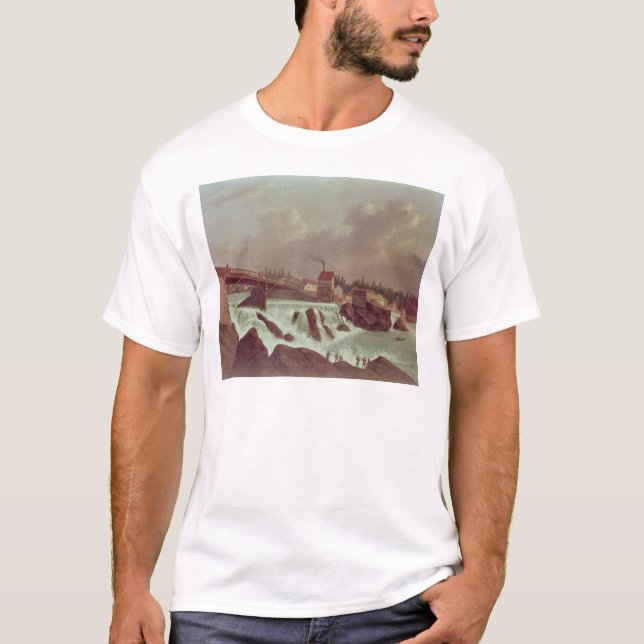 Die erste Baumwollspinnerei in Amerika T-Shirt (Vorderseite)