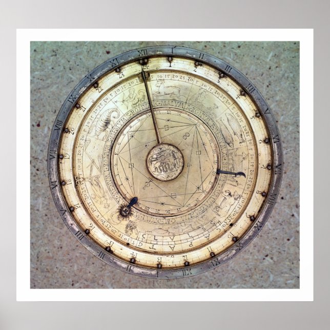 Die erste federgetriebene Uhr mit Sicherung, Sicht Poster (Vorne)