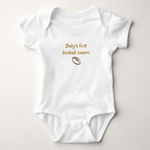 Die erste Fußballsaison des Babys Baby Strampler
