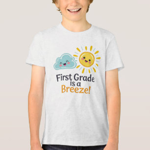 Die erste Klasse ist ein Kinderspiel – Süße Wolke Tri-Blend Shirt