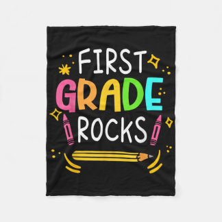 Die erste Klasse rockt 1. Klasse Kind erster Schul Fleecedecke