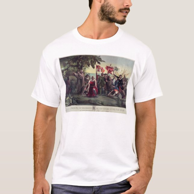 Die erste Landung von Columbus T-Shirt (Vorderseite)