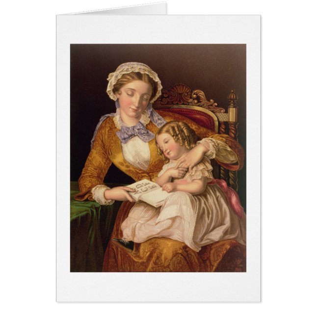 Die erste Lektion, Kneipe. durch Baxter 1855 (Vorne)